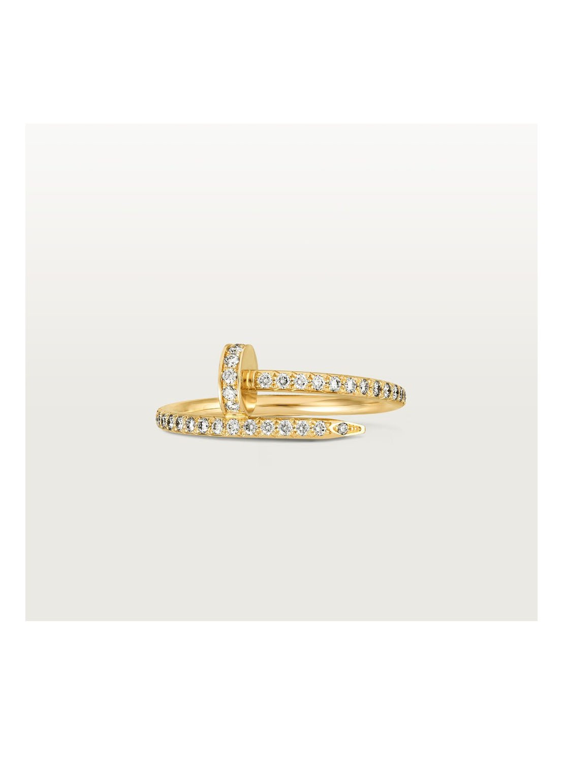 Cartier Juste un Clou ring van 18 karaat geelgoud met 53 diamanten CRB4231500 - detail 5 geelgoud