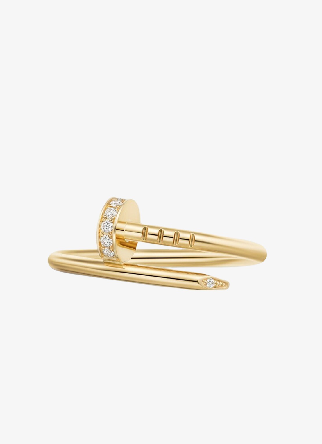 Cartier Juste un Clou ring van 18 karaat geelgoud met diamanten CRB42449 - detail 3 geelgoud