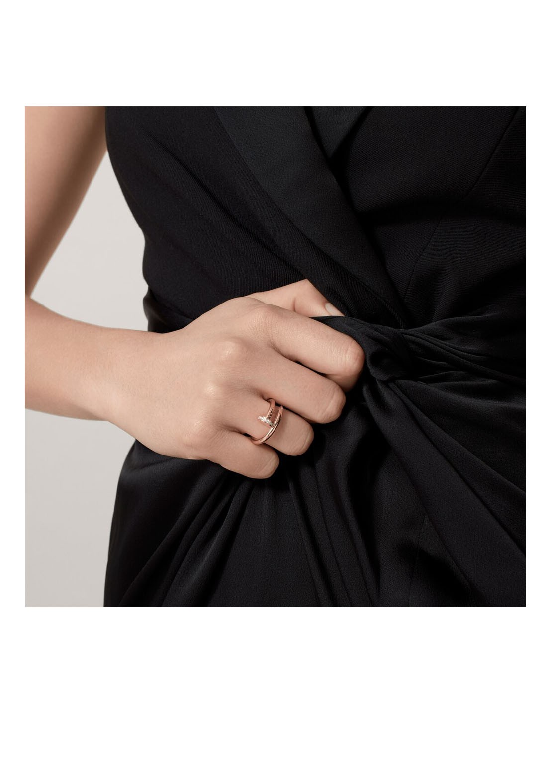 Cartier Juste un Clou ring van 18 karaat roségoud met 22 diamanten CRB4094800 - detail 2 roségoud