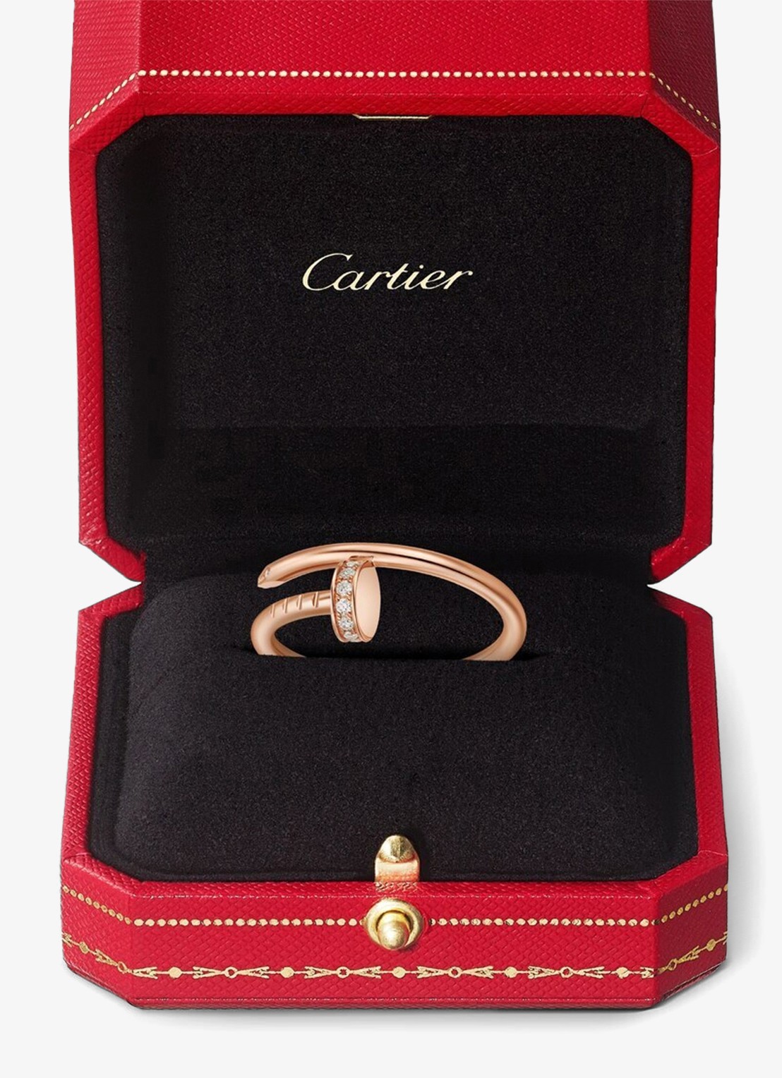 Cartier Juste un Clou small ring van 18 karaat roségoud en diamanten CRB42448 - detail 4 roségoud