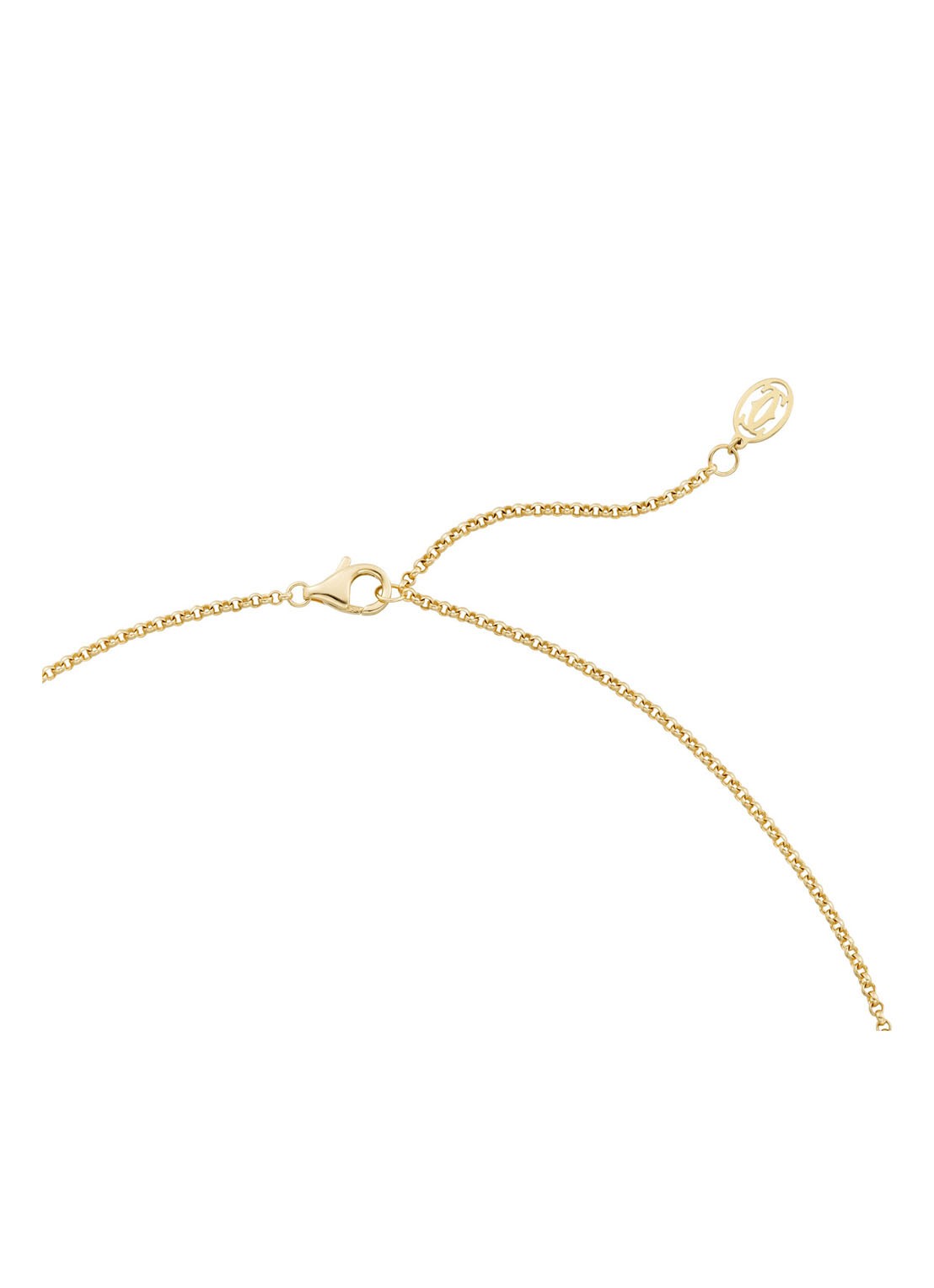 Cartier Les Berlingots de Cartier ketting van 18 karaat geelgoud met malachiet en diamant CRB7224782 - detail 4 geelgoud
