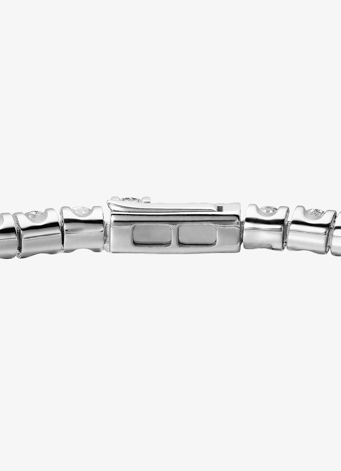 Cartier Lignes Essentielles armband van 18 karaat witgoud met 4.68 ct diamant CRN6708017  - detail 2 witgoud