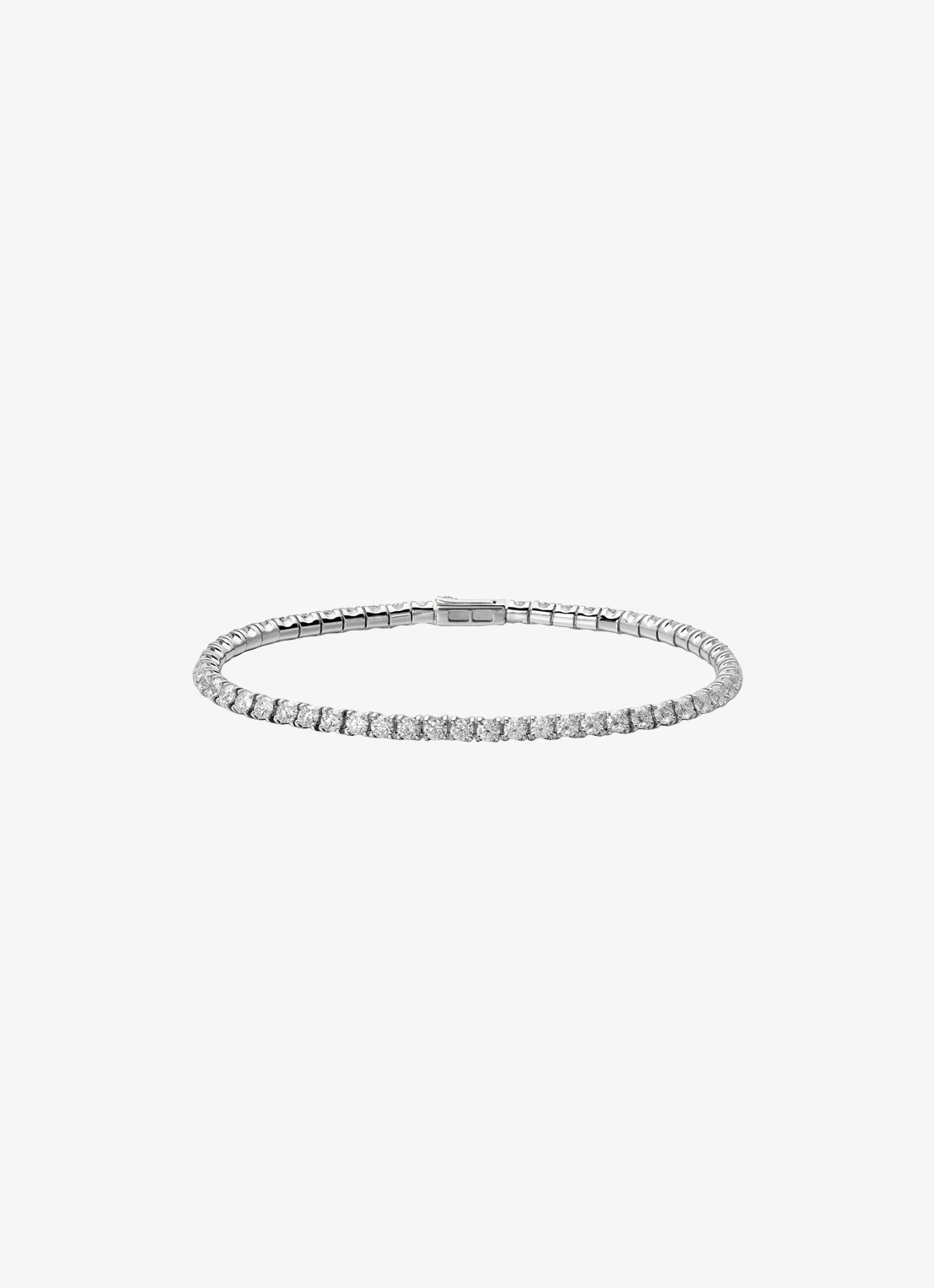 Cartier Lignes Essentielles armband van 18 karaat witgoud met 4.68 ct diamant CRN6708017  - voorkant 7 witgoud