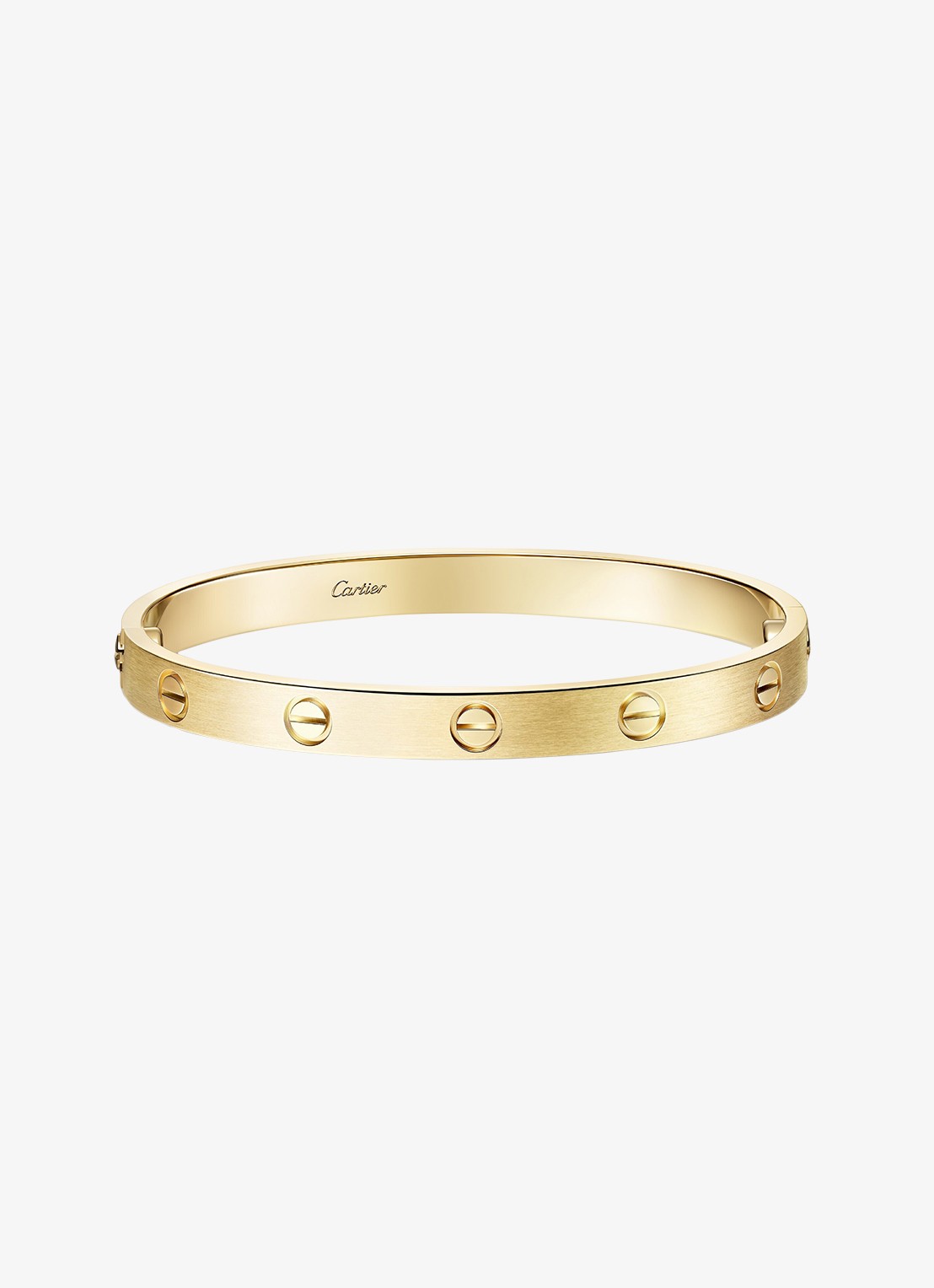 Cartier LOVE armband, klassiek model van 18 karaat geelgoud CRB6077017 - voorkant 7 geelgoud