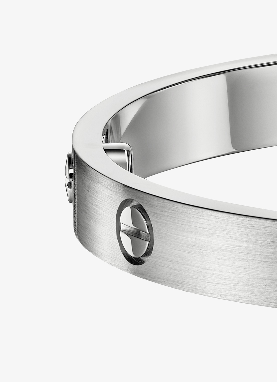 Cartier LOVE armband, klassiek model van 18 karaat witgoud CRB6077117 - detail 5 witgoud