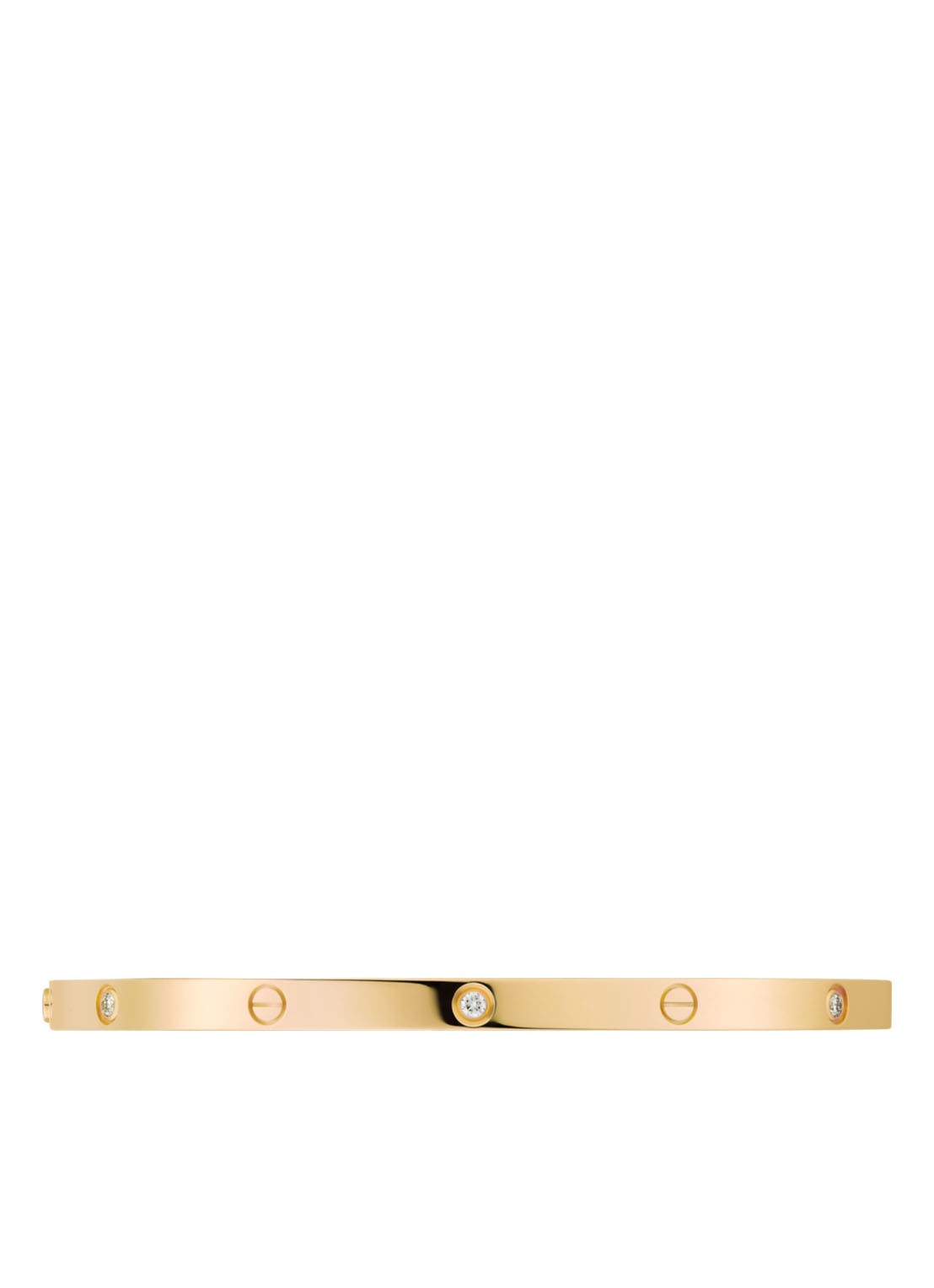 Cartier LOVE armband small van 18 karaat geelgoud met 6 diamanten CRB6047215 - detail 8 geelgoud