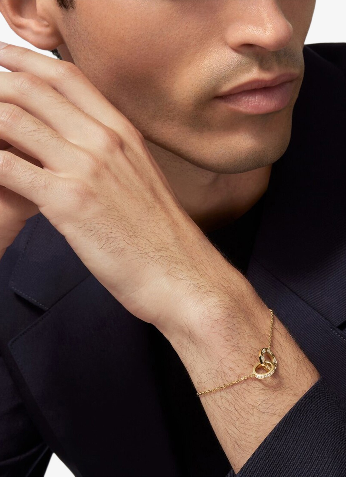 Cartier LOVE armband van 18 karaat geelgoud en 48 diamanten CRB6084600 - voorkant 2 geelgoud