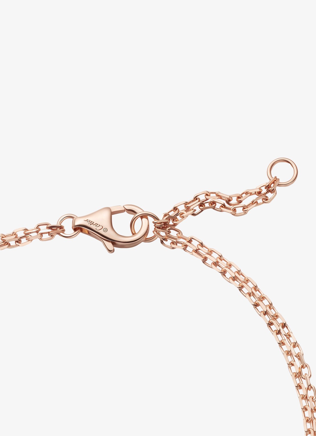 Cartier LOVE armband, van 18 karaat roségoud met 0.03 ct diamant CRB6063600 - detail 6 roségoud