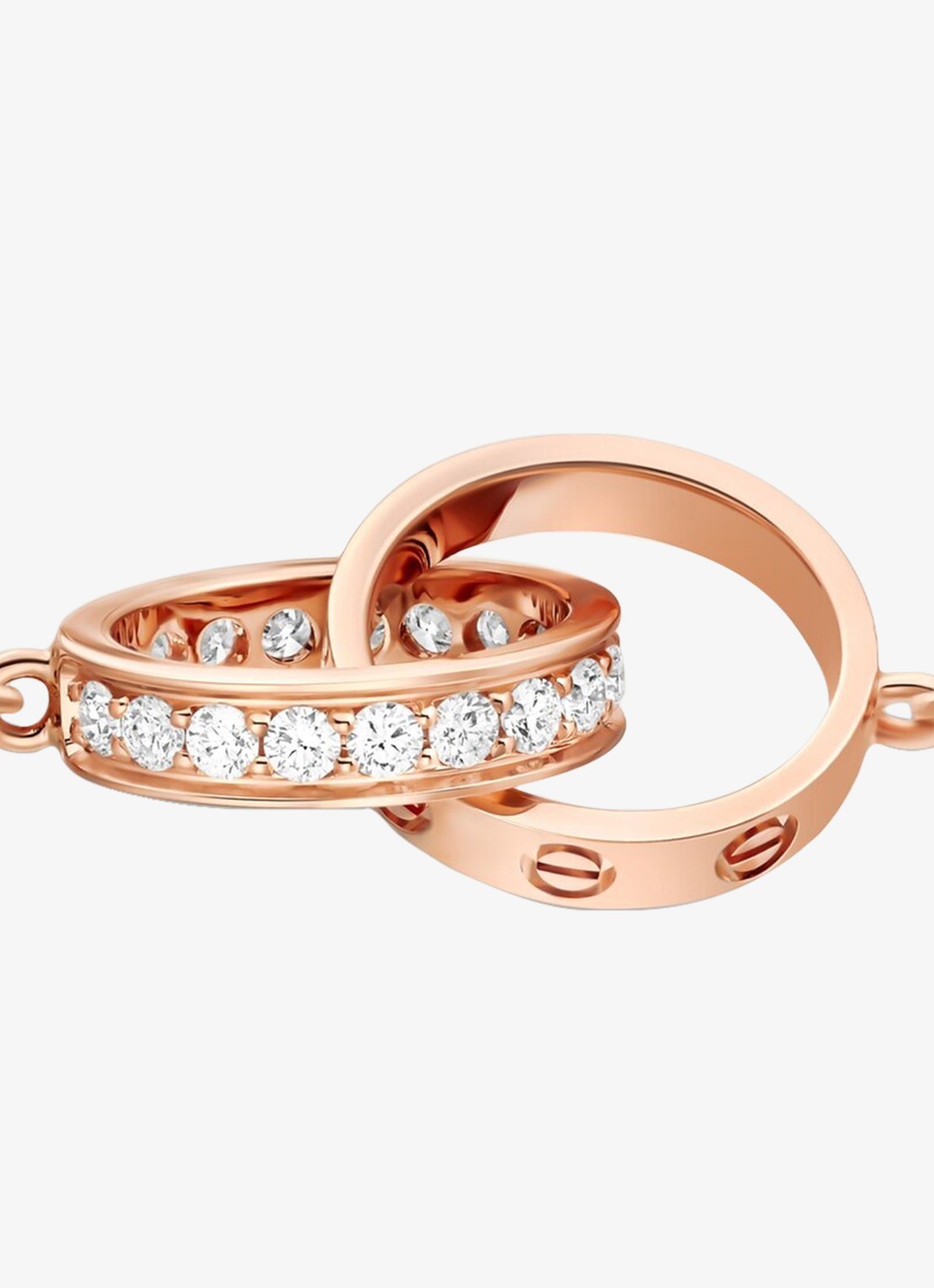Cartier LOVE armband van 18 karaat roségoud met 18 diamanten CRB6084200 - detail 4 roségoud