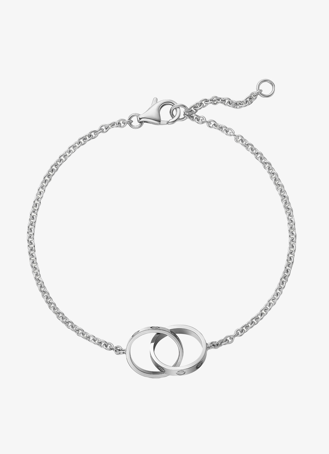Cartier LOVE armband van 18 karaat witgoud CRB6091200 - achterkant witgoud