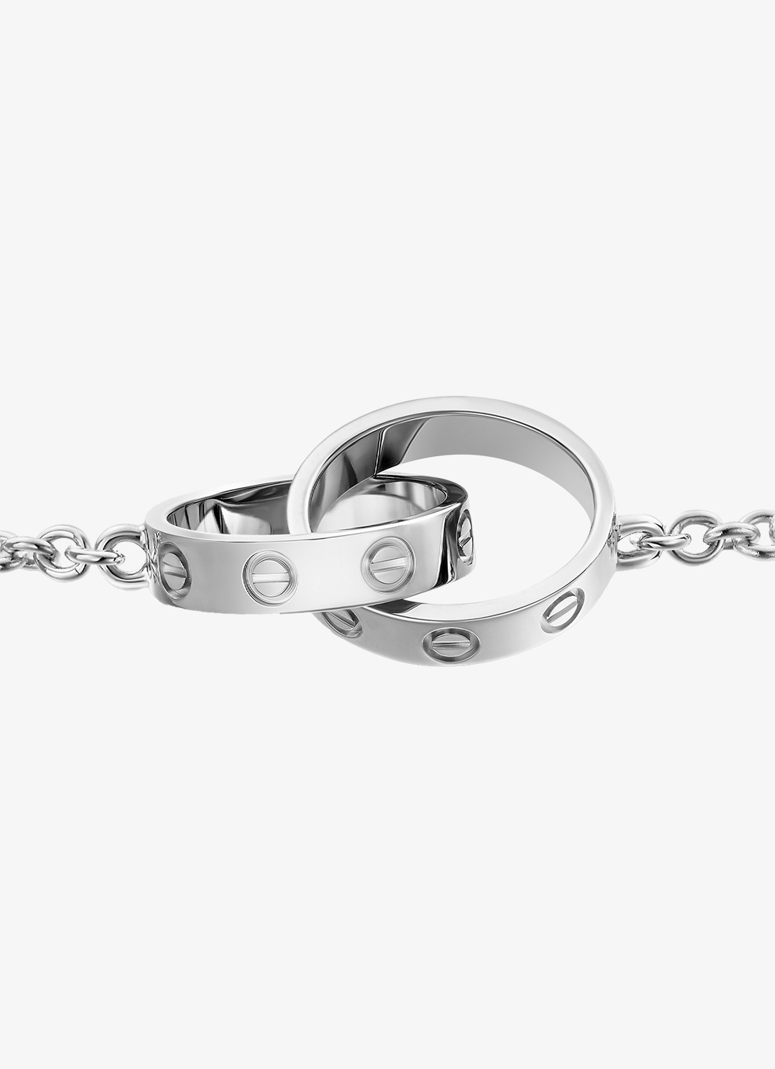 Cartier LOVE armband van 18 karaat witgoud CRB6091200 - detail 3 witgoud