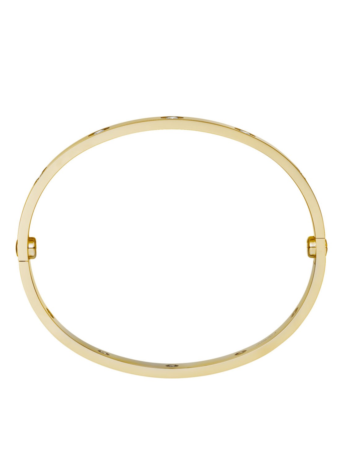 Cartier Love armband van 18k geelgoud met 10 diamanten CRB6047815 - detail 7 geelgoud