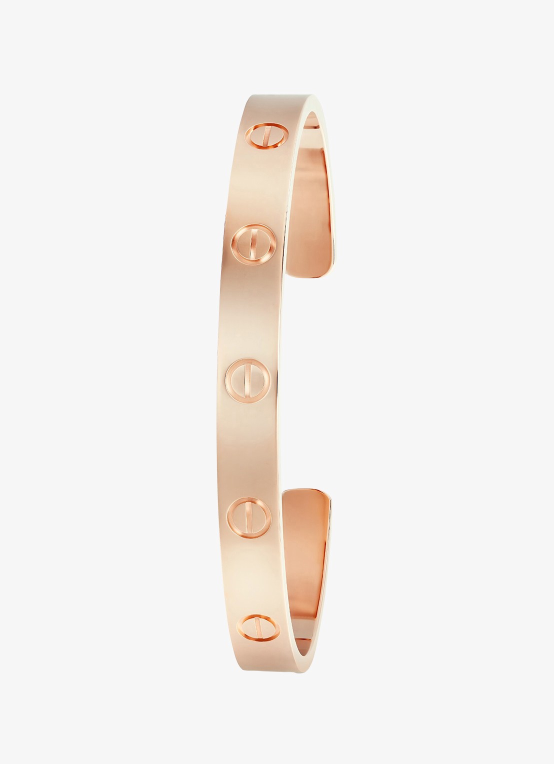 Cartier LOVE bangle, open, klassiek model van 18 karaat roségoud CRB6032617 - detail 3 roségoud