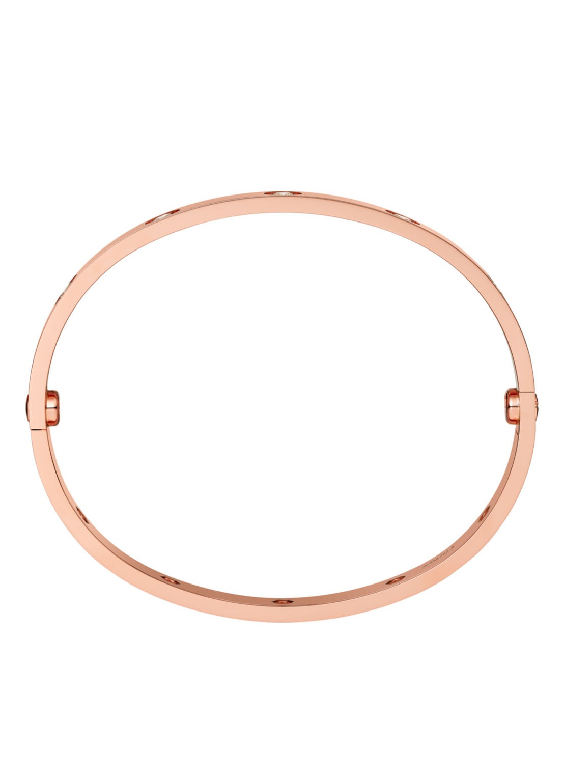 Cartier LOVE bangle van 18 karaat roségoud met 10 diamanten CRB6047900 - detail 5 roségoud