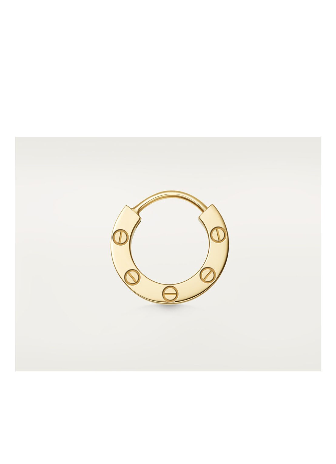 Cartier LOVE enkele oorbel van 18 karaat geelgoud CRB8301423 - voorkant 6 geelgoud