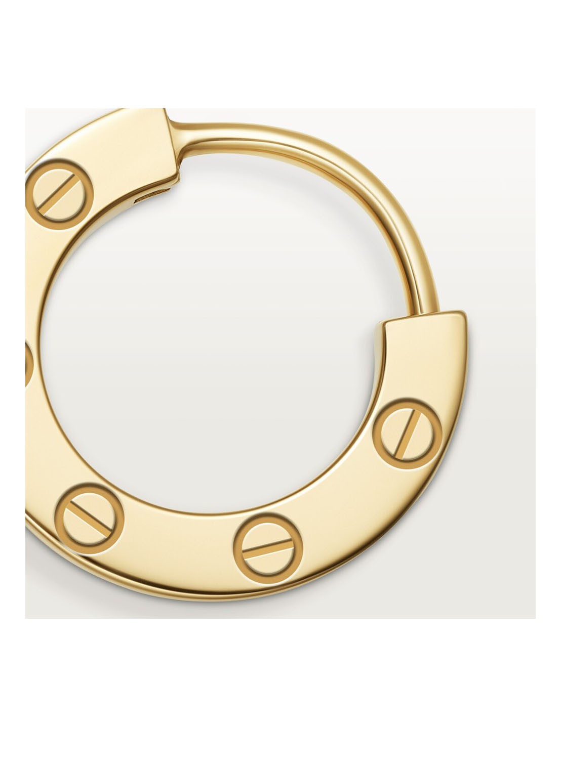 Cartier LOVE enkele oorbel van 18 karaat geelgoud CRB8301423 - voorkant 7 geelgoud
