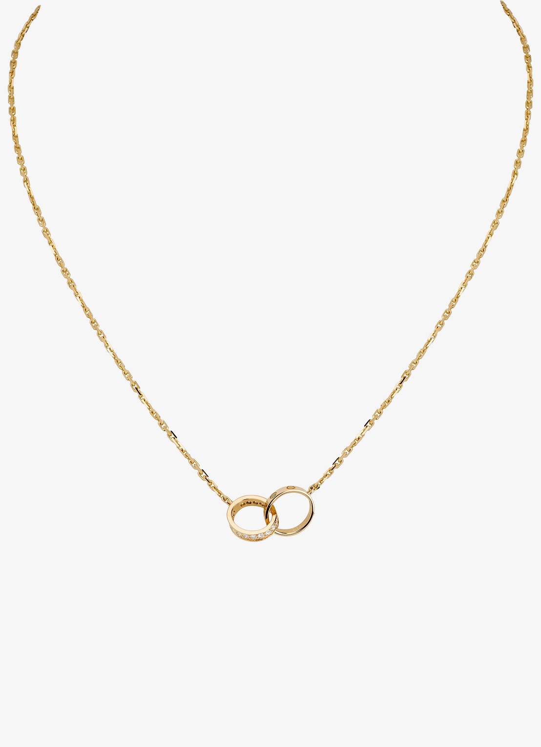 Cartier LOVE ketting van 18 karaat geelgoud met 0.22 ct diamant CRB7013800 - voorkant 6 geelgoud