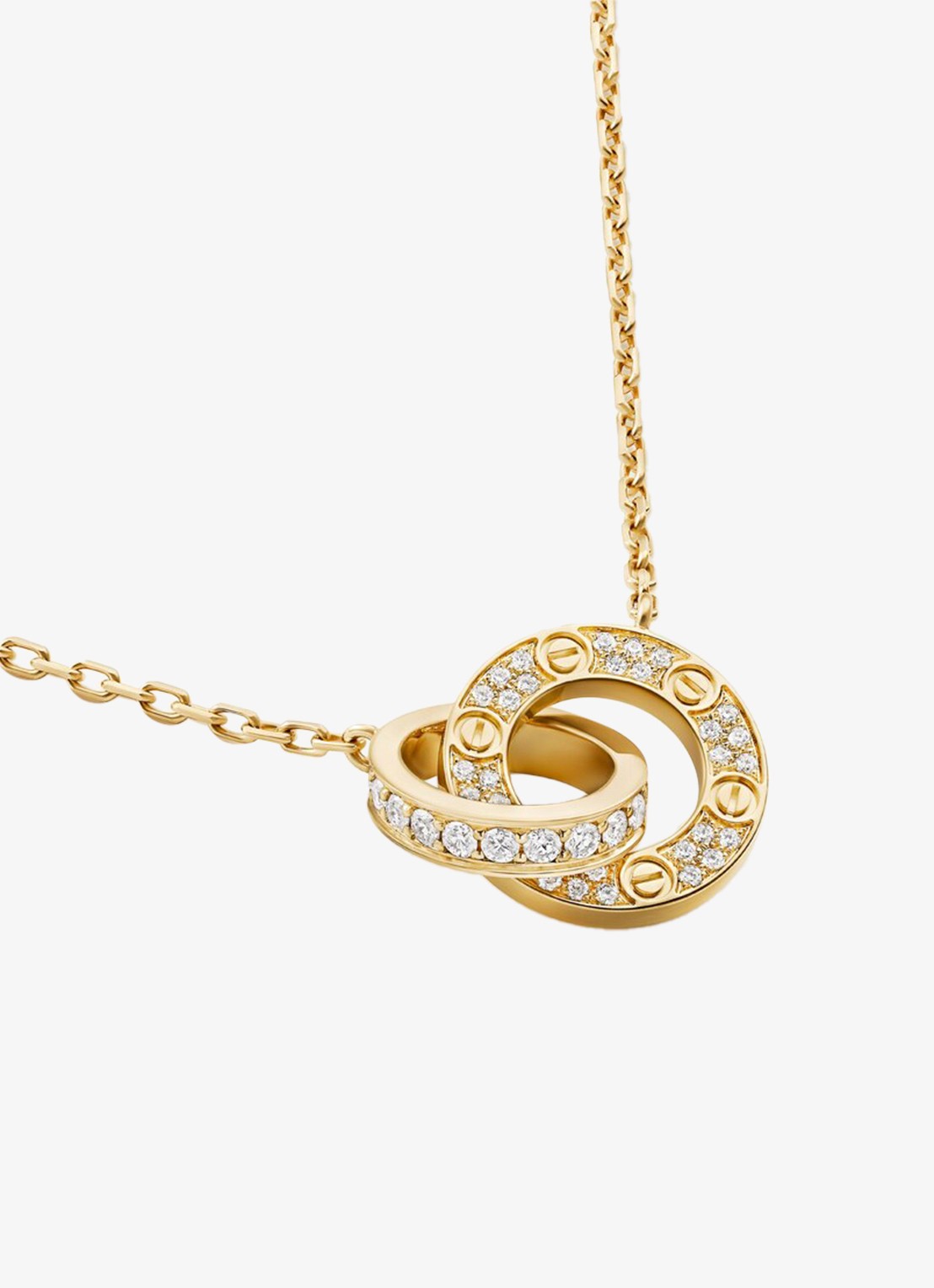 Cartier LOVE ketting van 18 karaat geelgoud met 48 diamanten CRB7225004 - detail 5 geelgoud