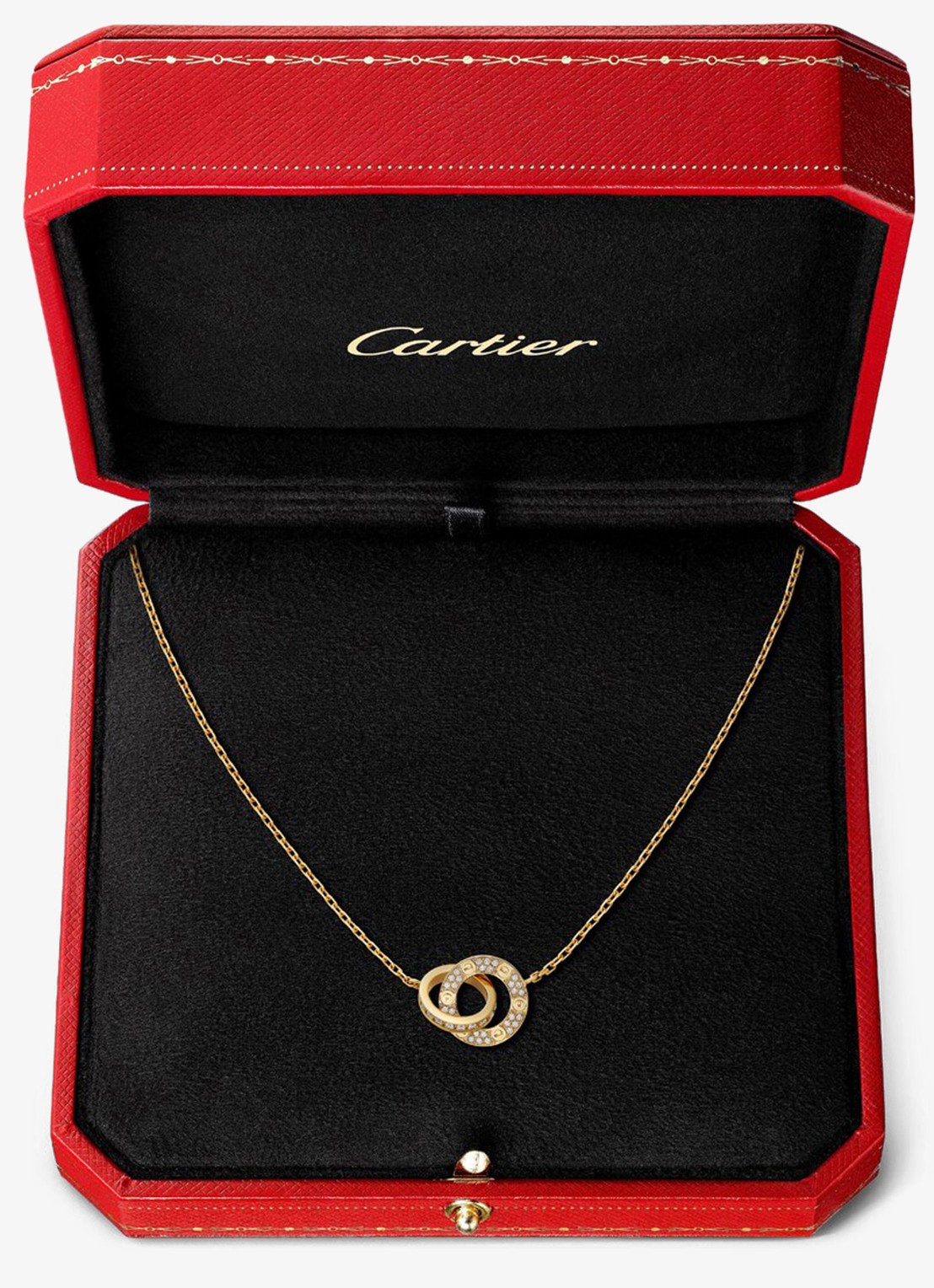 Cartier LOVE ketting van 18 karaat geelgoud met 48 diamanten CRB7225004 - detail 6 geelgoud