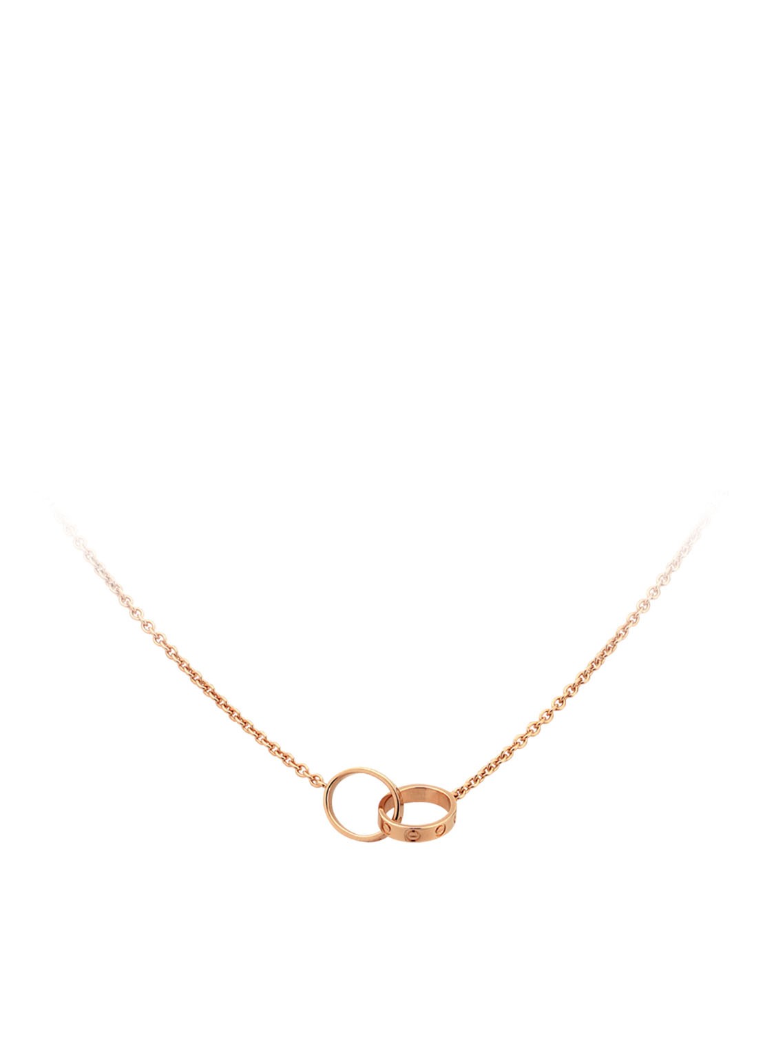 Cartier Love ketting van 18k roségoud B7212300 - voorkant 4 roségoud