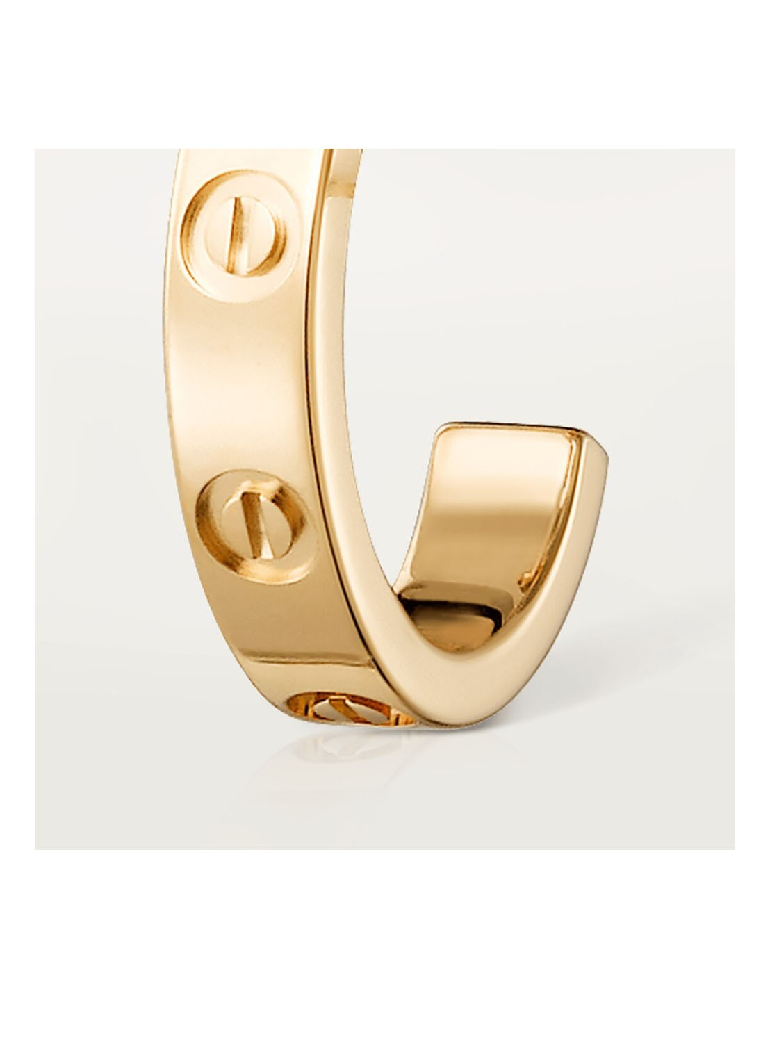 Cartier LOVE oorbellen van 18 karaat geelgoud CRB8028800 - voorkant 2 geelgoud