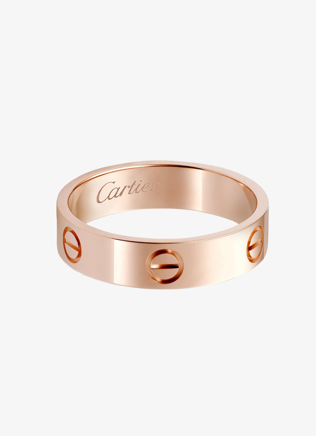 Cartier LOVE ring, klassiek model van 18 karaat roségoud CRB40848 - voorkant 7 roségoud