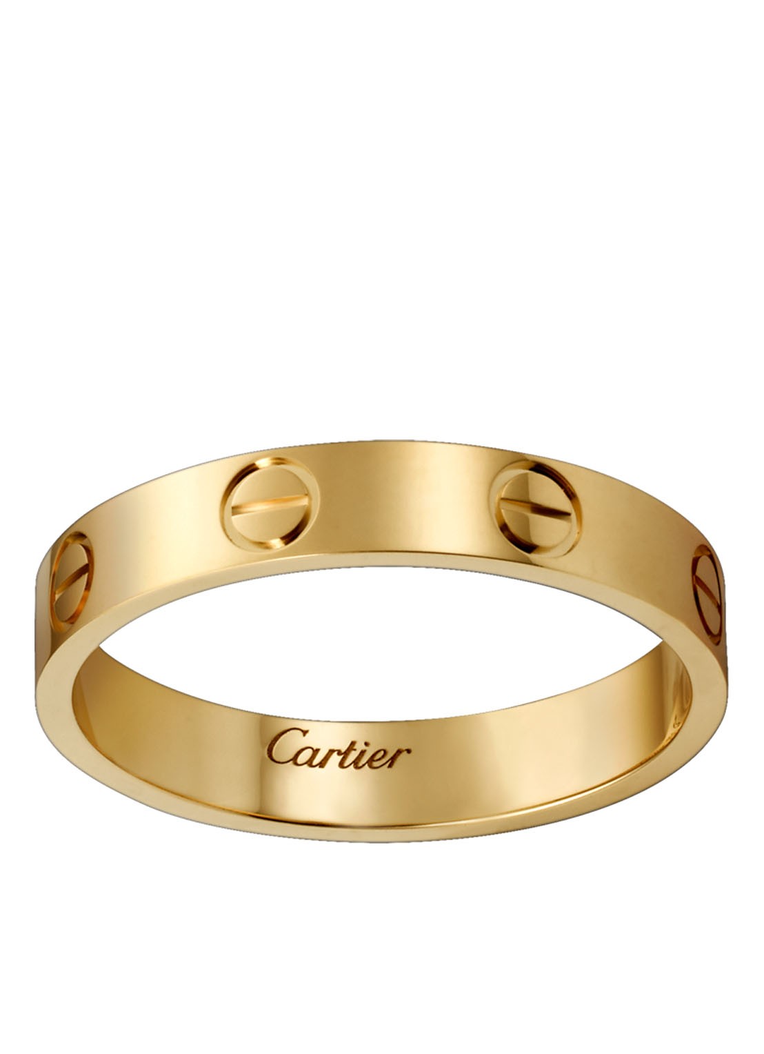 Cartier LOVE ring, klein model van 18 karaat geelgoud CRB40850 - voorkant geelgoud