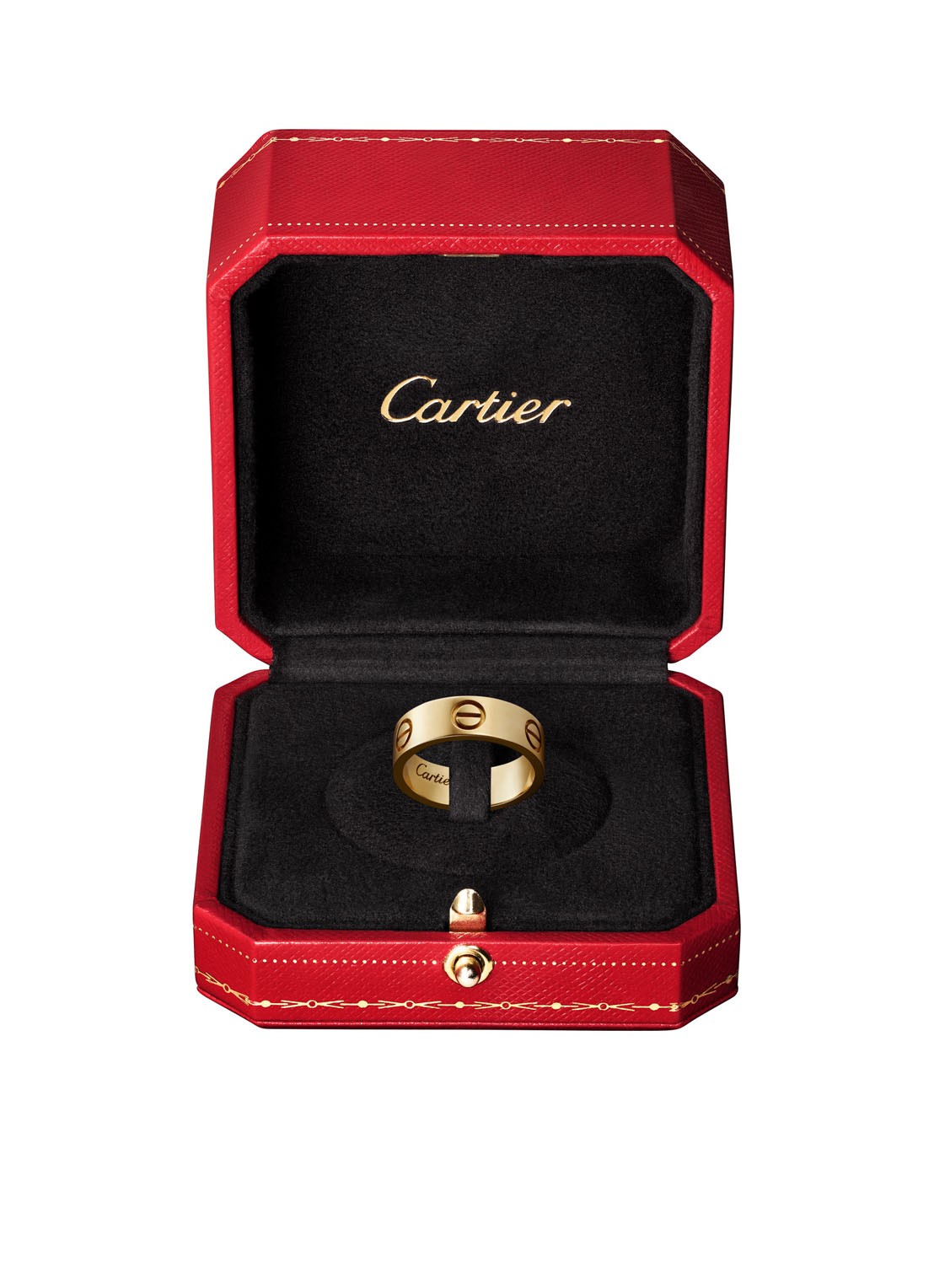 Cartier Love ring van 18 karaat geelgoud CRB4084600 - detail geelgoud