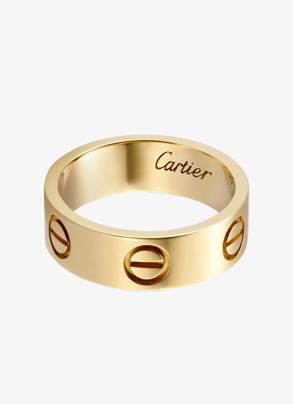 Cartier Love ring van 18 karaat geelgoud CRB4084600 - voorkant geelgoud