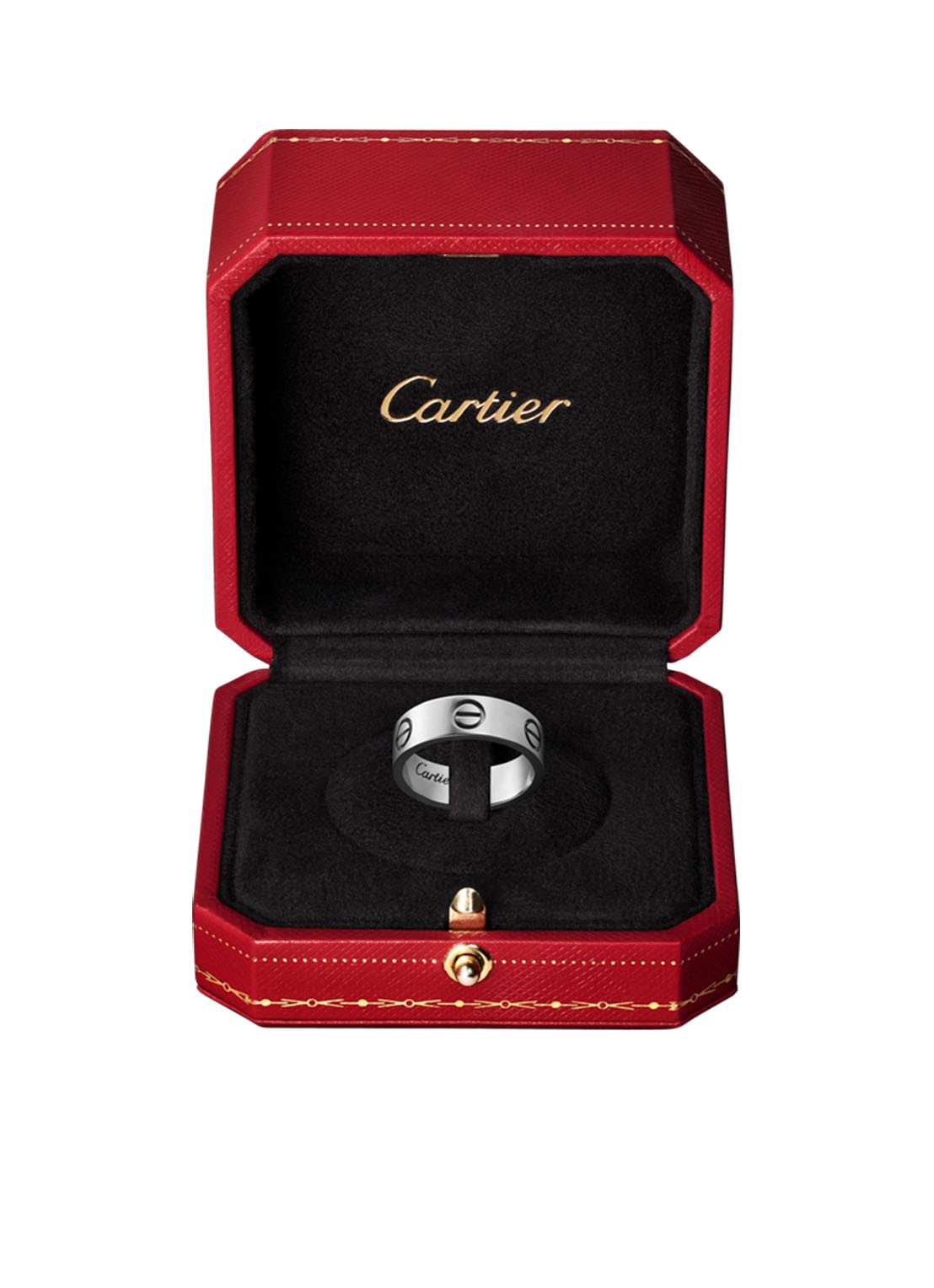 Cartier Love ring van 18 karaat witgoud CRB4084700 - detail 3 witgoud