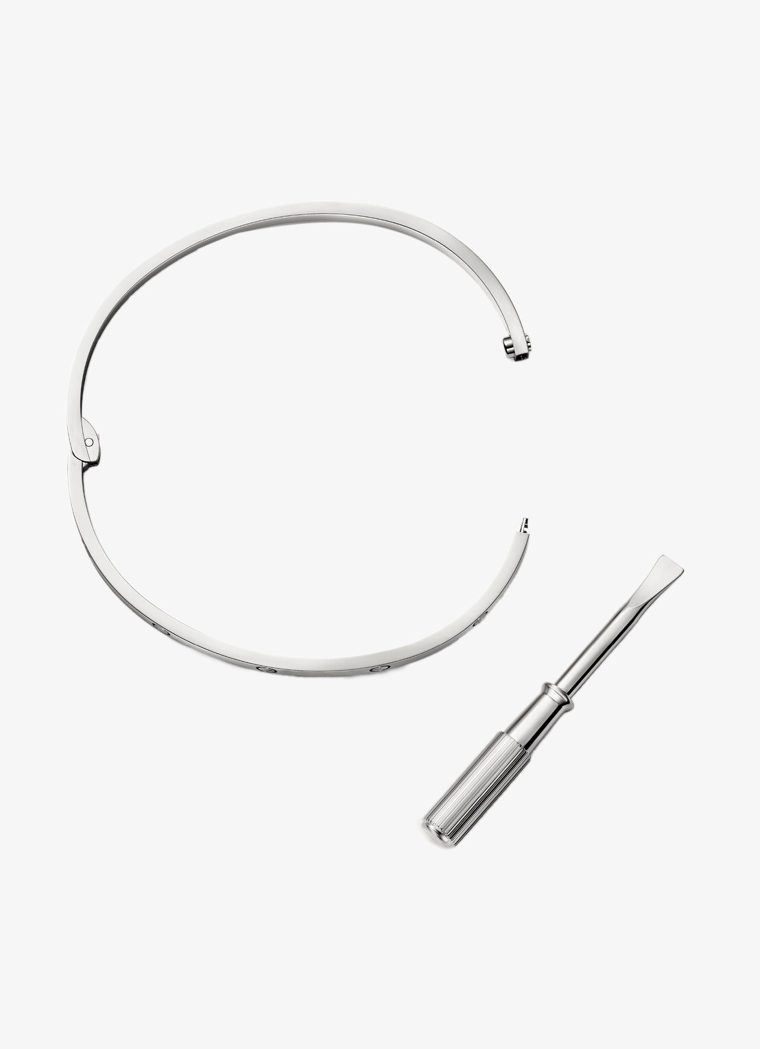 Cartier LOVE Small armband van 18 karaat witgoud CRB6079215 - detail 5 witgoud