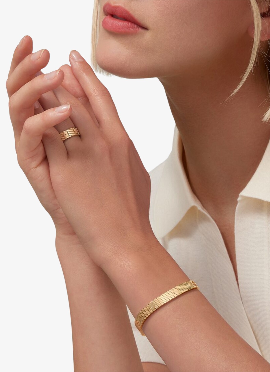 Cartier LOVE Unlimited armband van 18 karaat geelgoud CRB60889 - detail 2 geelgoud