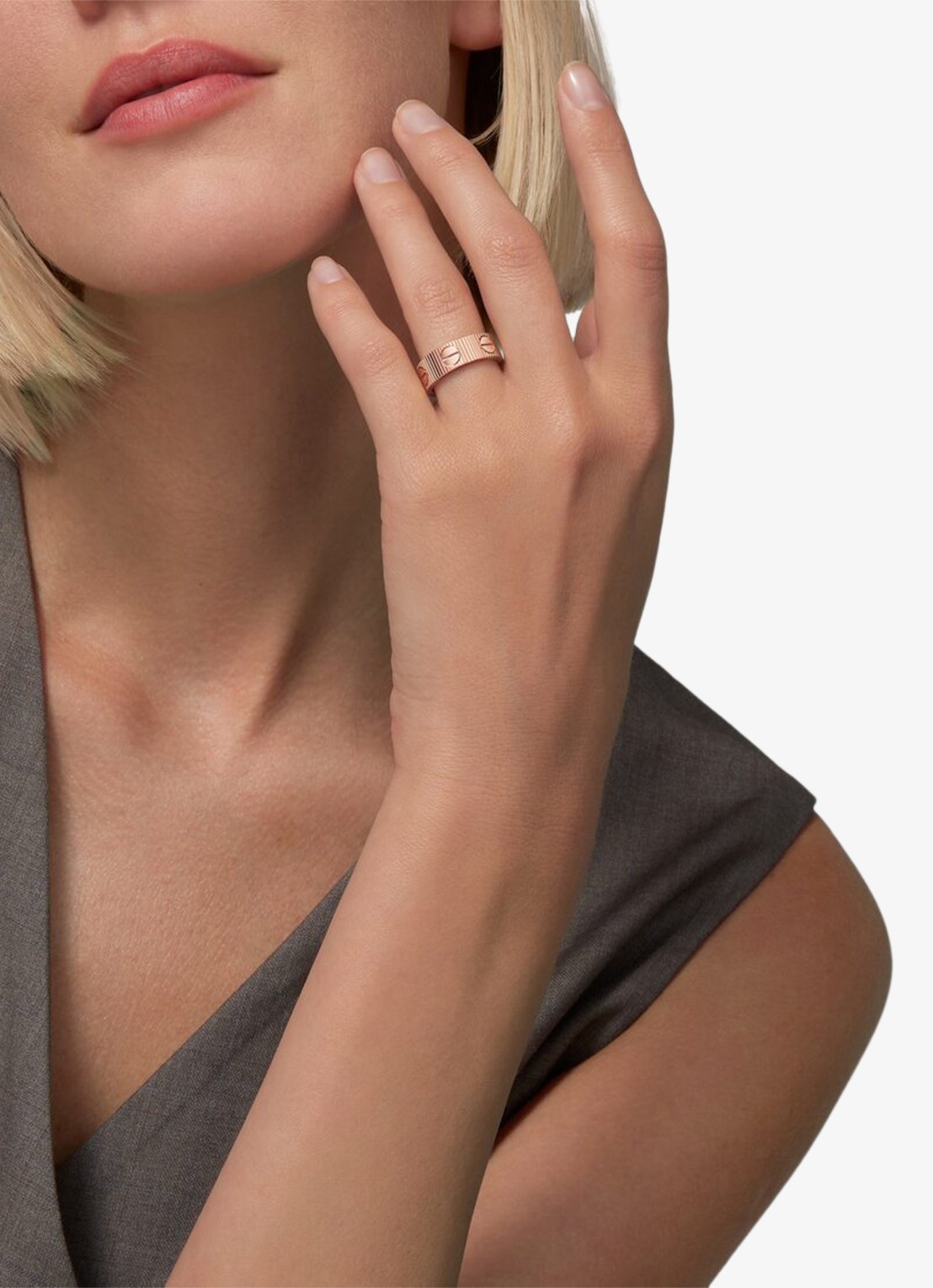 Cartier LOVE Unlimited ring van 18 karaat roségoud CRB42476 - detail 3 roségoud
