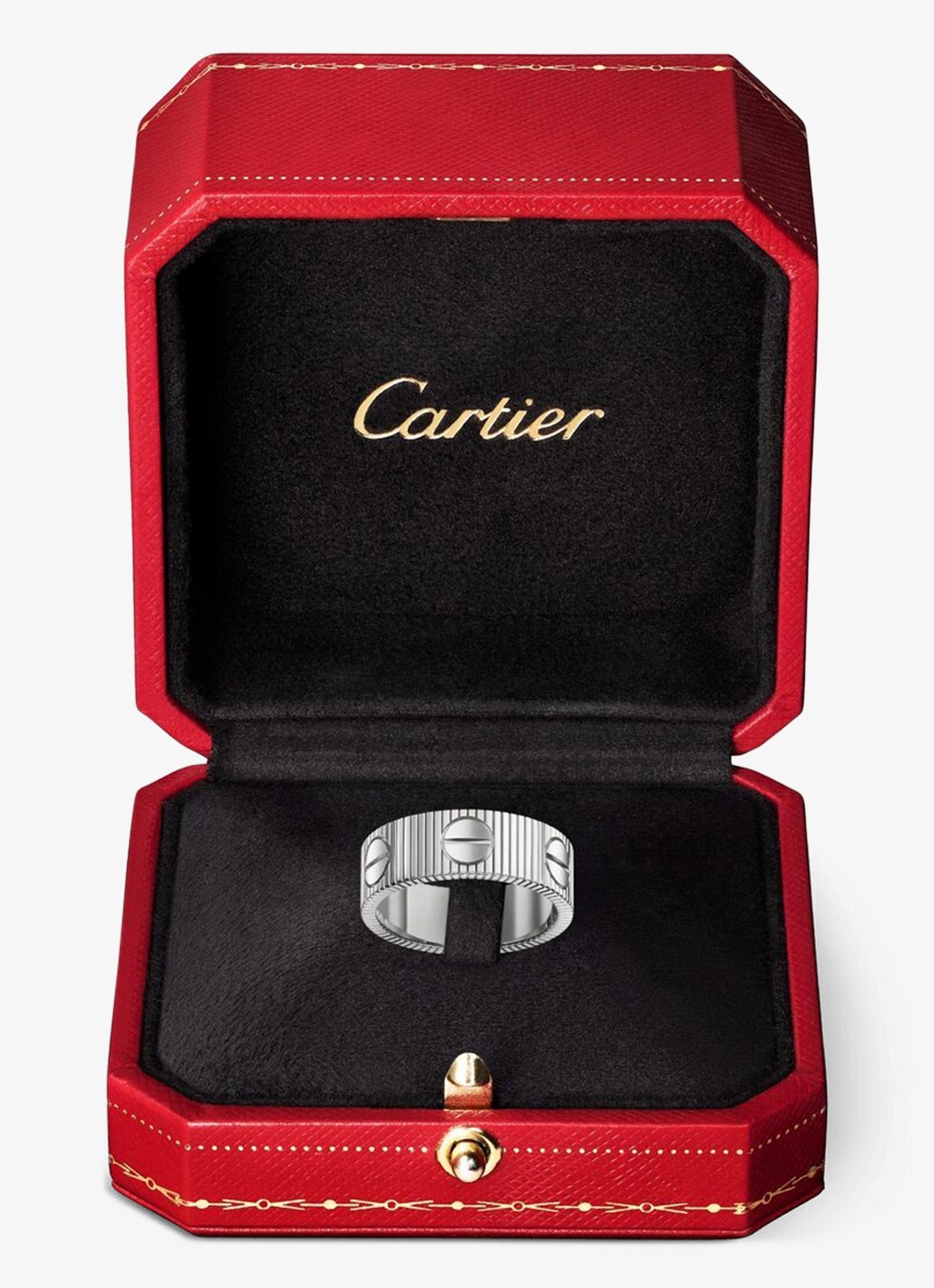 Cartier LOVE Unlimited ring van 18 karaat witgoud CRB42477 - detail 7 witgoud