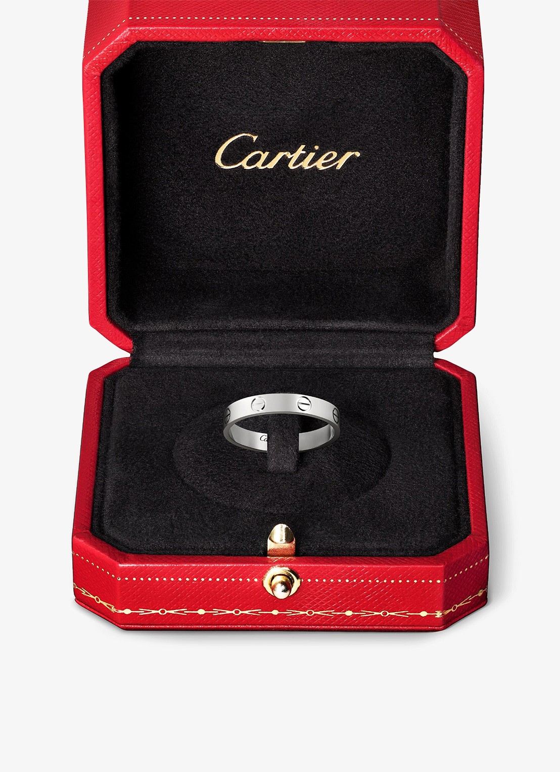 Cartier Love Wedding band ring van 18 karaat witgoud CRB4085100 - detail 5 witgoud