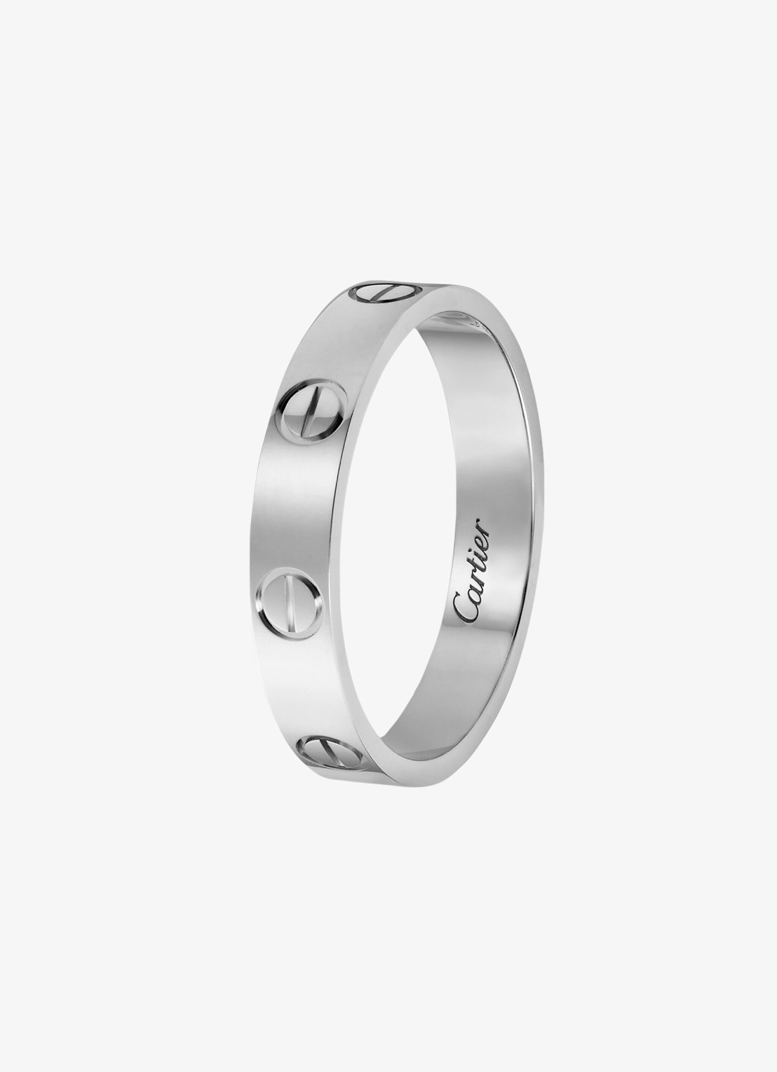 Cartier #LOVE# wedding band - detail 3 zilver