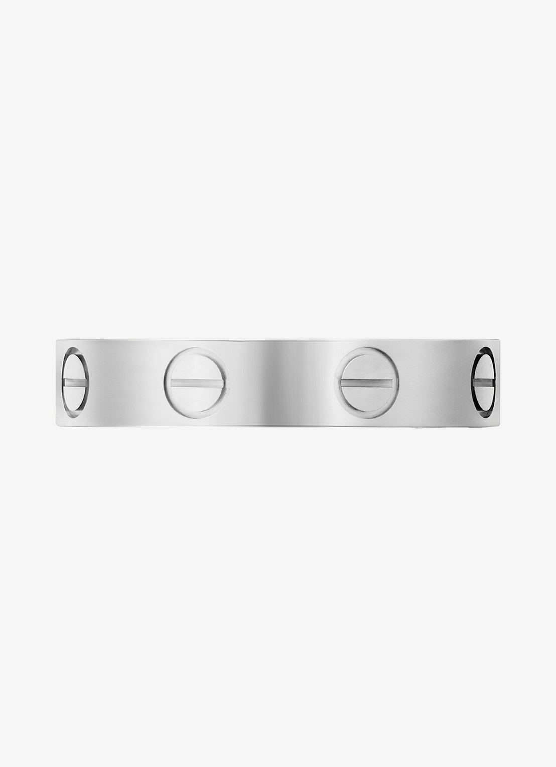 Cartier #LOVE# wedding band - detail 5 zilver