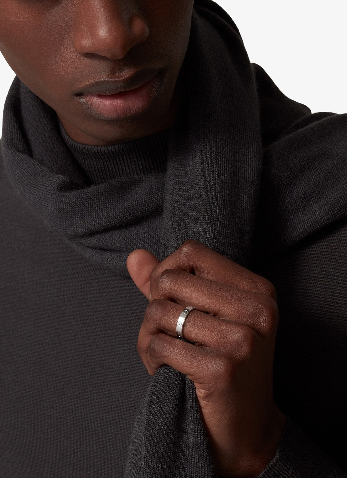 Cartier #LOVE# wedding band - voorkant 2 zilver