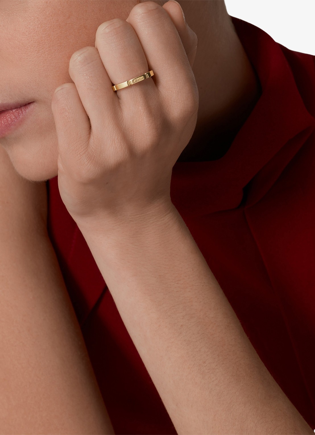 Cartier Maillon Panth??re wedding band - achterkant 8 geelgoud