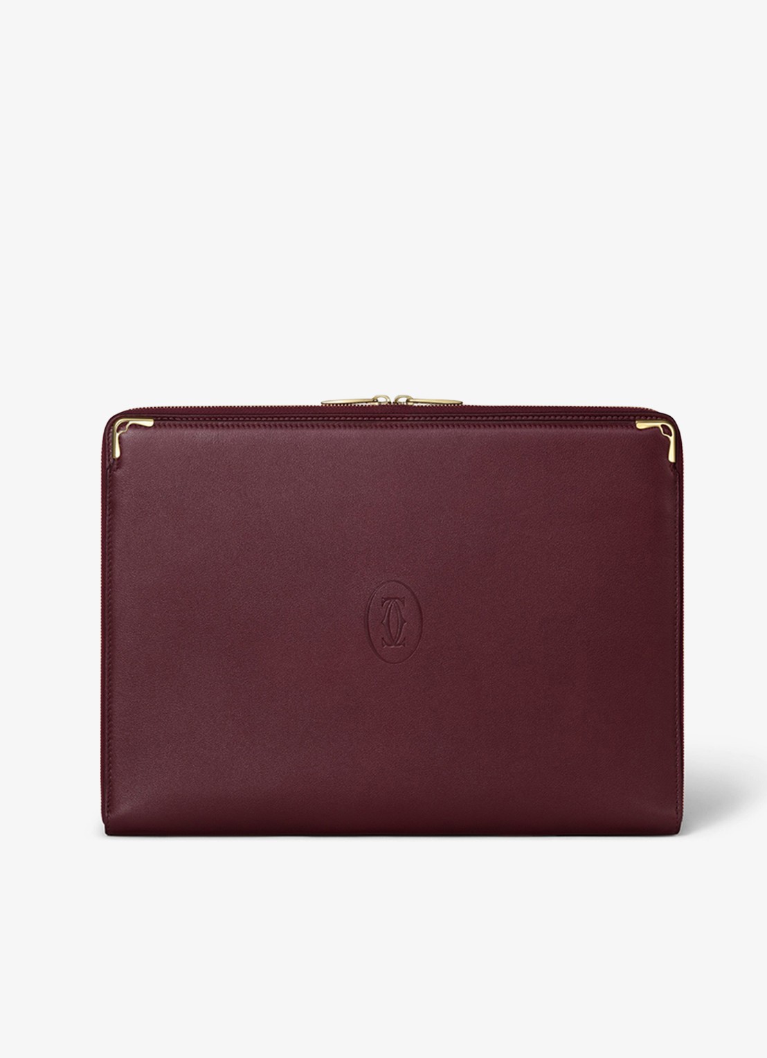 Cartier Must de Cartier portfolio van kalfsleer CRL1002265 - voorkant bordeauxrood