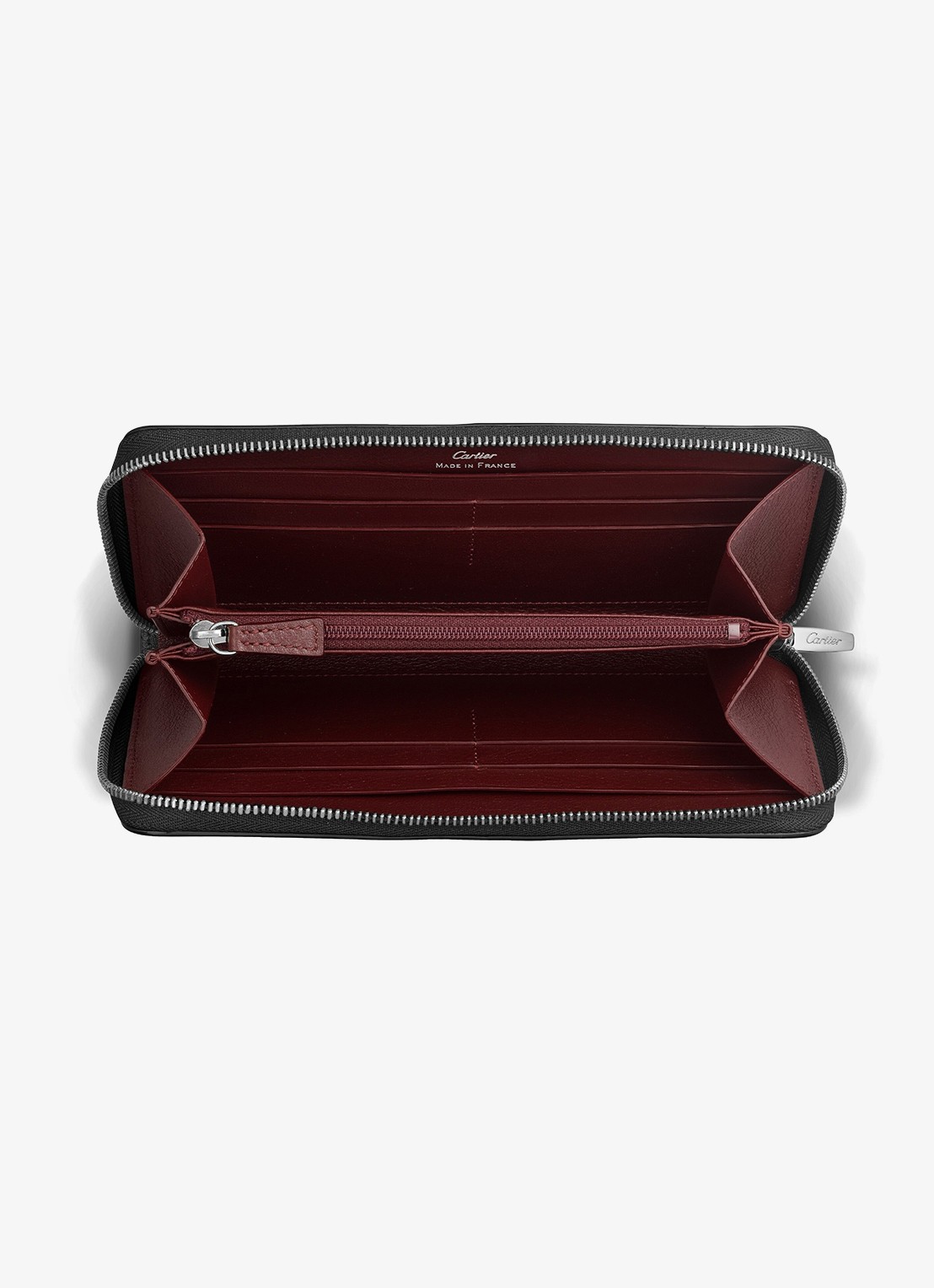 Cartier Must de Cartier ritsportemonnee van kalfsleer CRL3001489 - voorkant 2 zwart