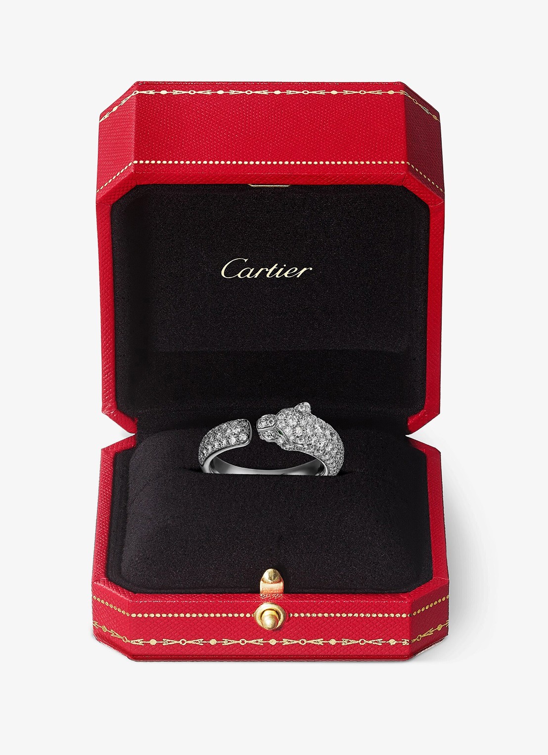 Cartier Panth??re de Cartier ring - detail 4 witgoud