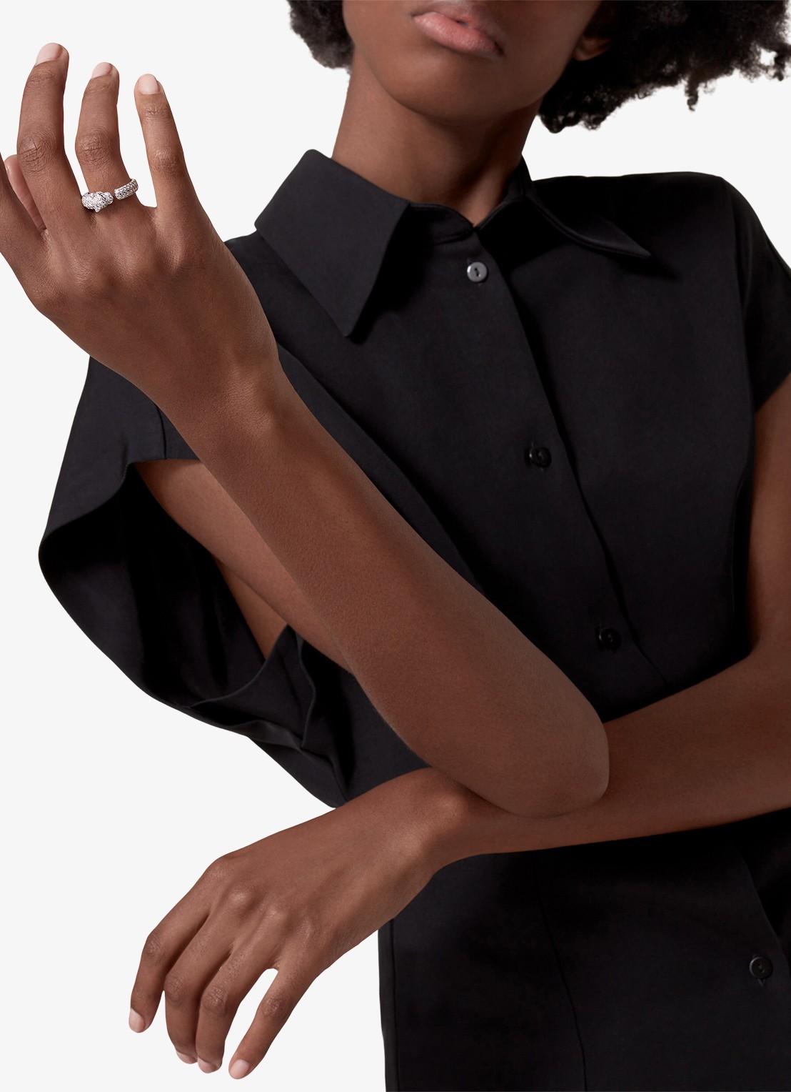 Cartier Panth??re de Cartier ring - voorkant 7 witgoud