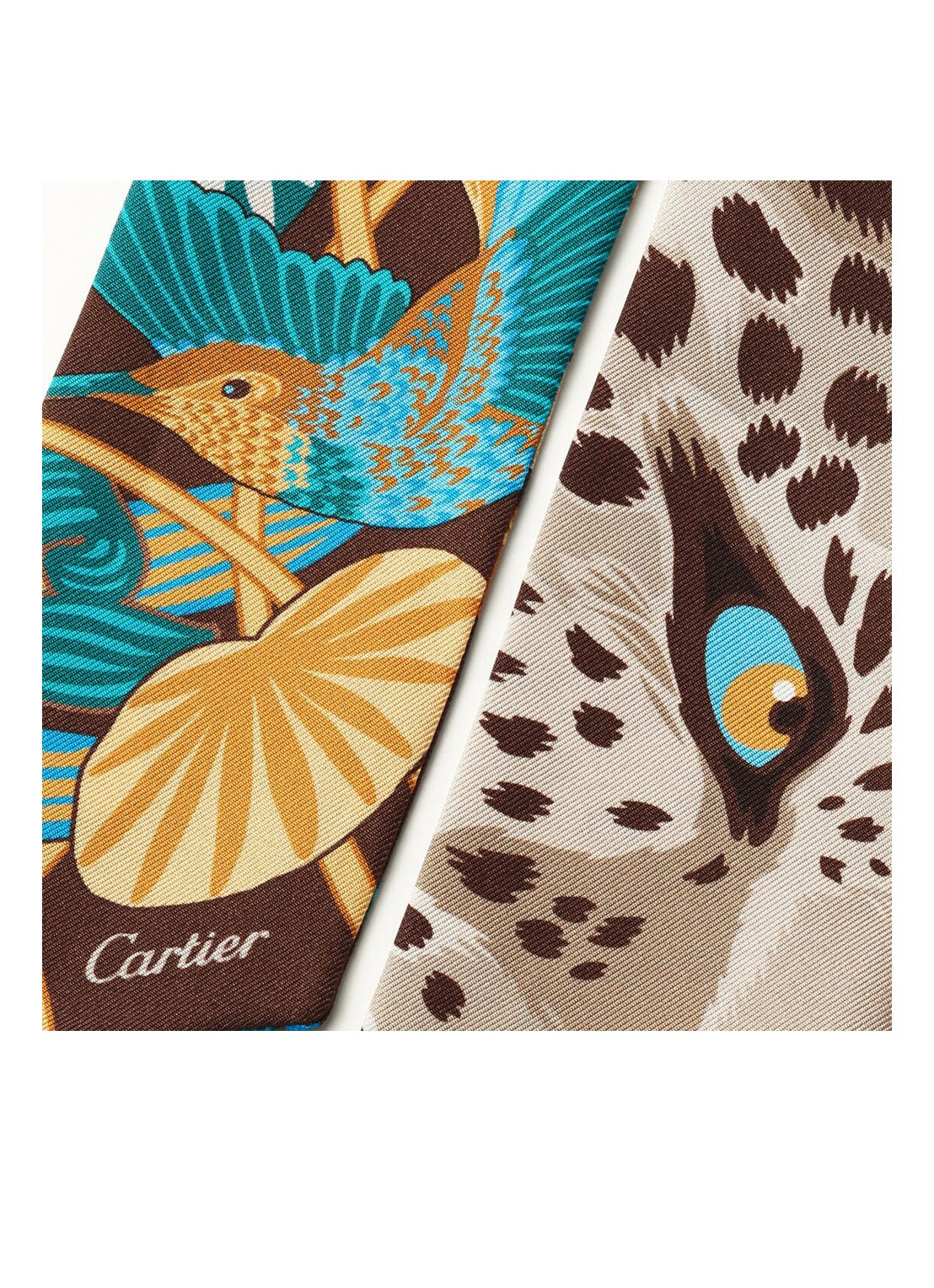 Cartier Panther in the Jungle headband - detail 4 bruin