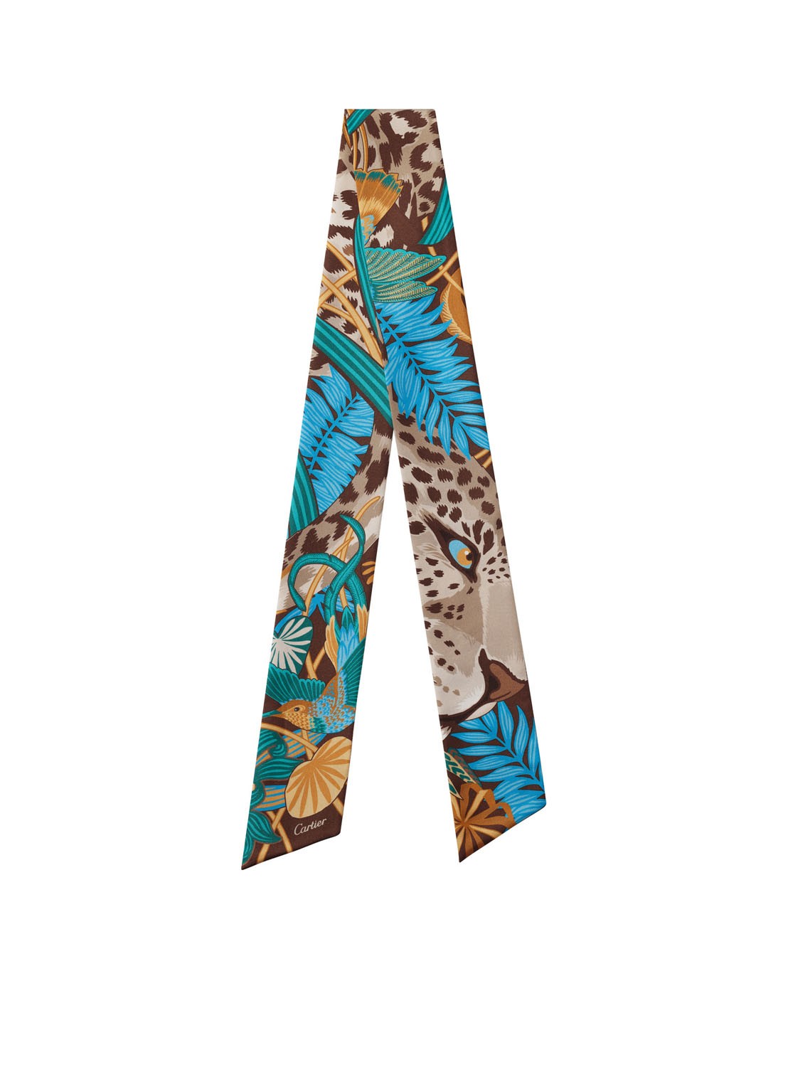 Cartier Panther in the Jungle headband - voorkant 5 bruin
