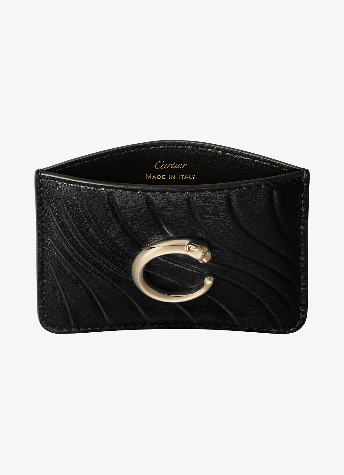 Cartier Panthère C de Cartier pasjeshouder van kalfsleer CRL3002250 - voorkant 2 zwart