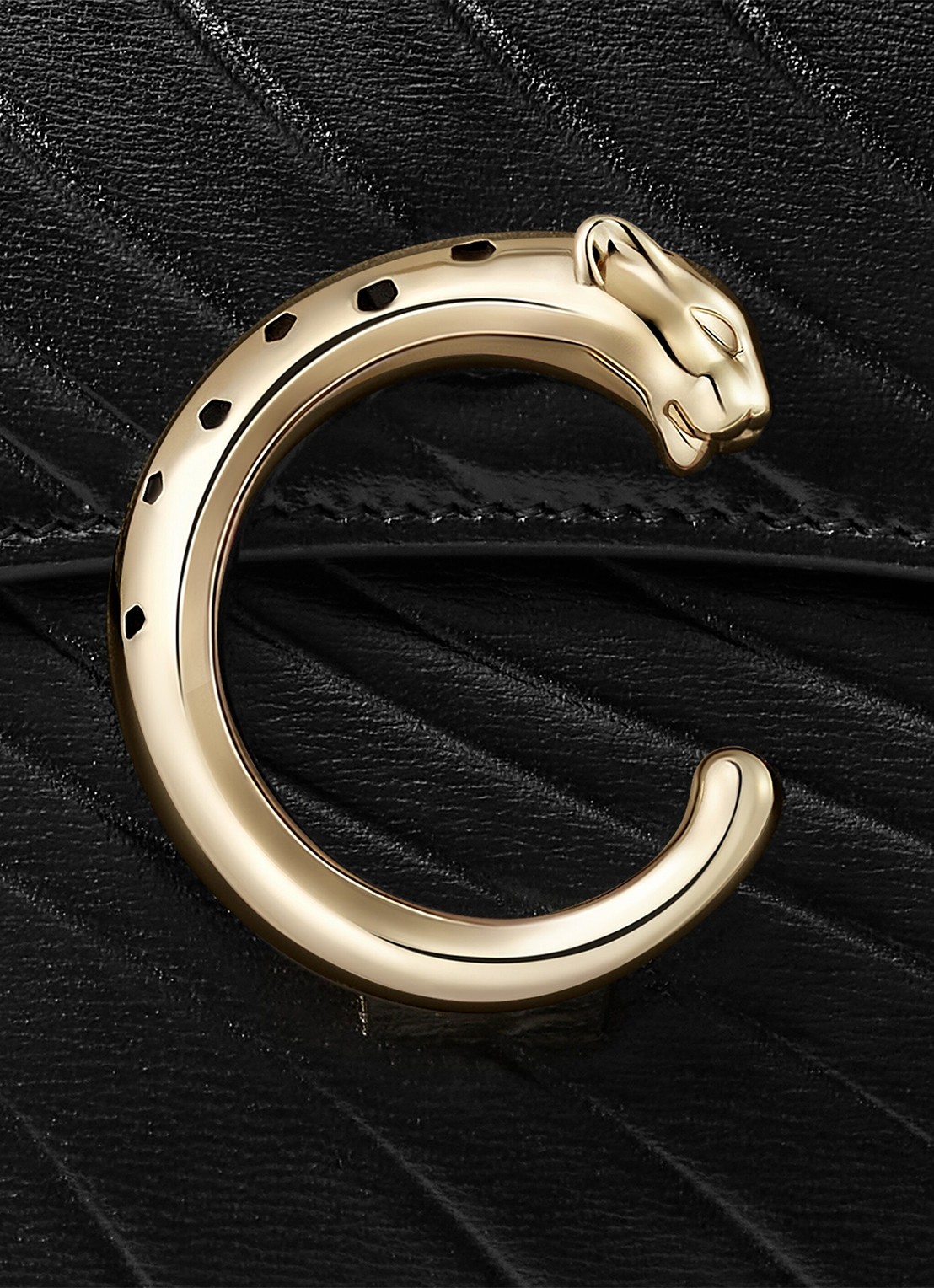 Cartier Panthère C de Cartier Small handtas van kalfsleer CRL1002554 - detail 5 zwart