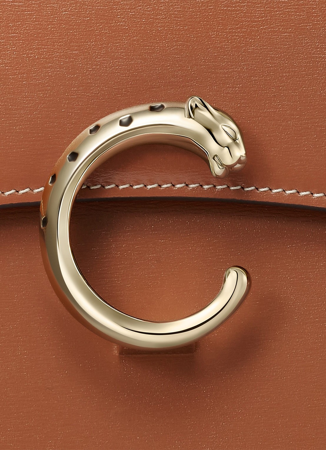 Cartier Panthère C de Cartier Small handtas van kalfsleer CRL1002576 - detail 3 bruin