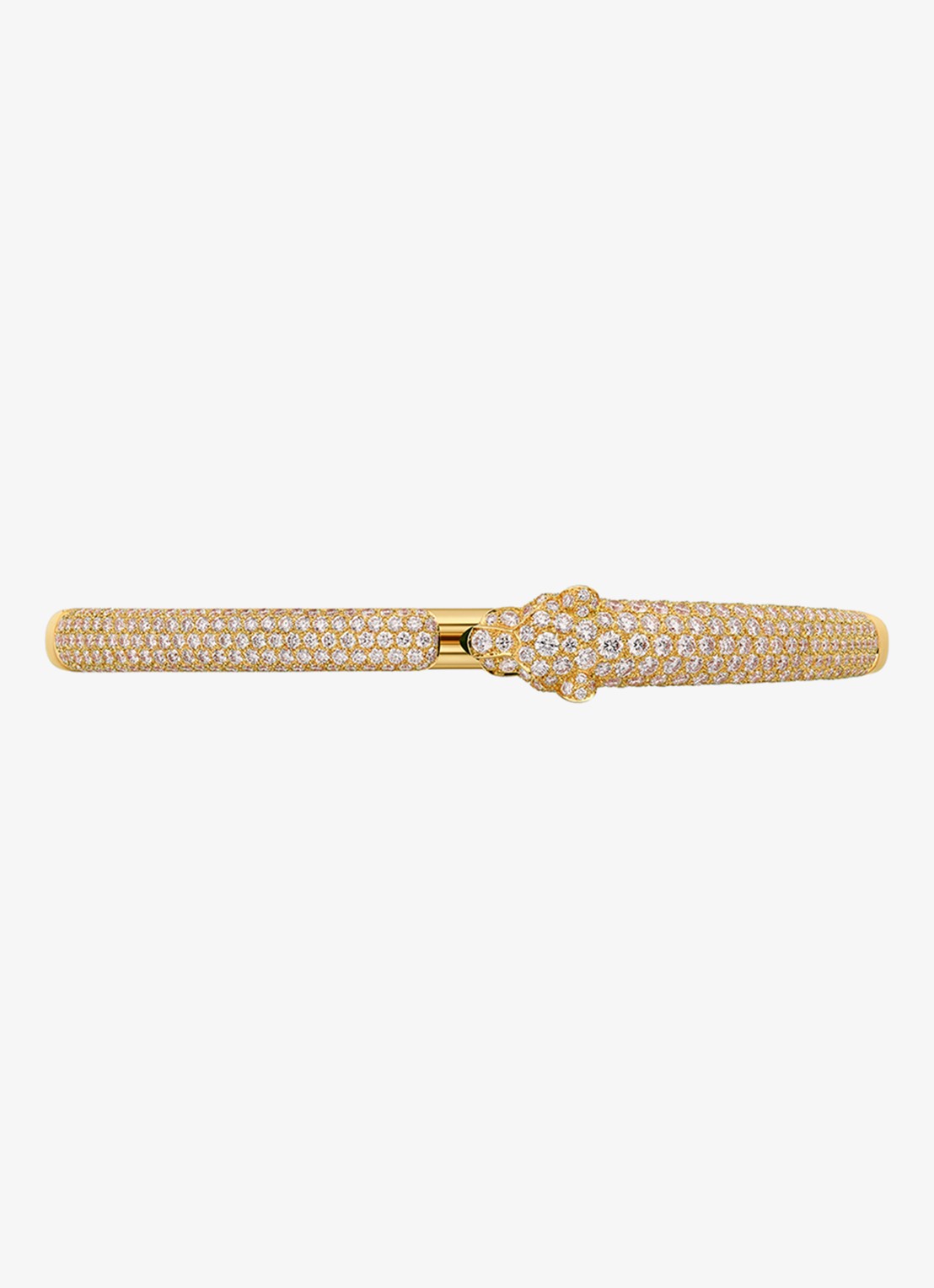 Cartier Panthère de Cartier armband, klein model van 18 karaat geelgoud met onyx, smaragd en 2.34 ct diamant CRN6718117 - achterkant 6 geelgoud