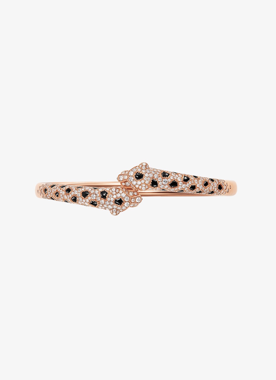 Cartier Panthère de Cartier armband, klein model van 18 karaat roségoud met onyx, smaragd en 1.64 ct diamant CRN6725717 - detail 5 roségoud